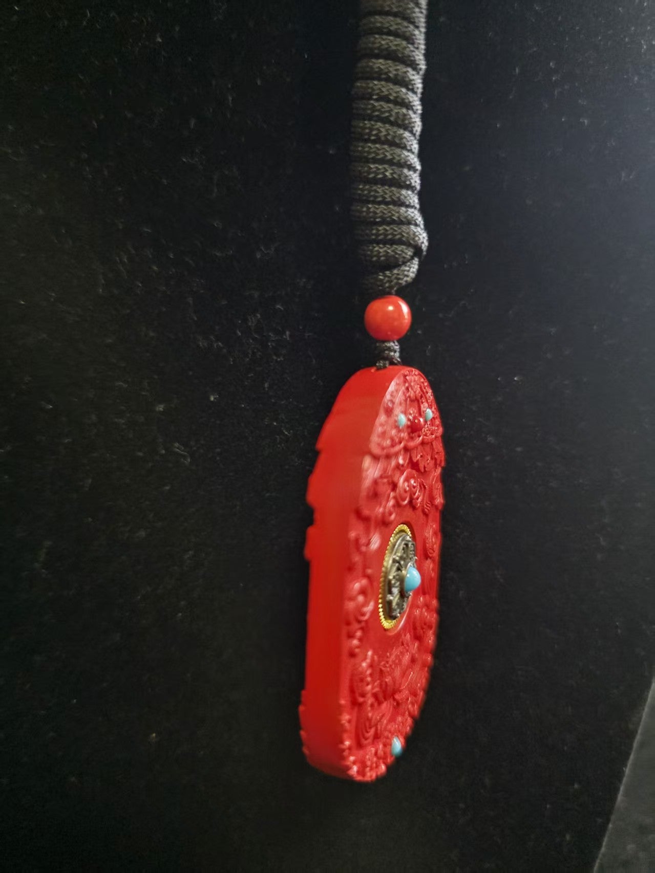 含辰砂工艺品朱砂帝王砂大势至菩萨本命佛男女吊坠