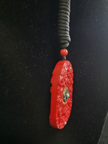 含辰砂工艺品朱砂帝王砂大势至菩萨本命佛男女吊坠